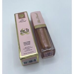 TOO FACED Rich Dazzling SUNSET CRUSH High Shine Sparkling Lip Gloss Mini NIB